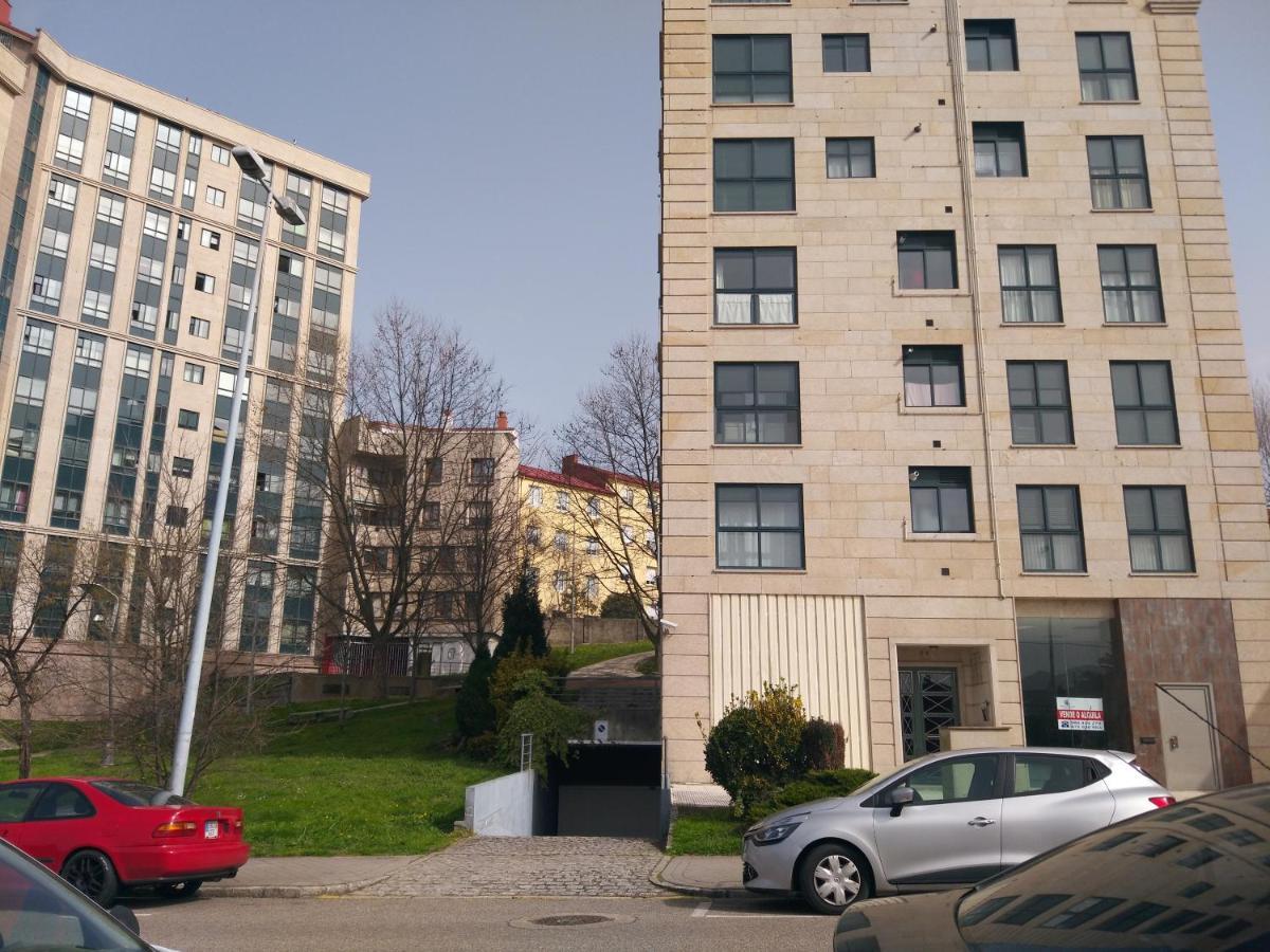 Apartamento Completo Con Parking Privado Y Wifi En San Roque Vigo Extérieur photo